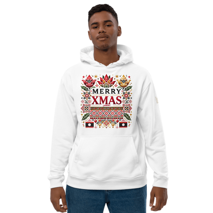 LAOBUILT MERRY XMAS PREMIUM HOODIE - LAO HERITAGE EDITION